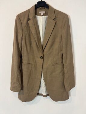 H&M - Tan/Brown Textured Blazer